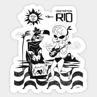 DESTINATION RIO Sticker